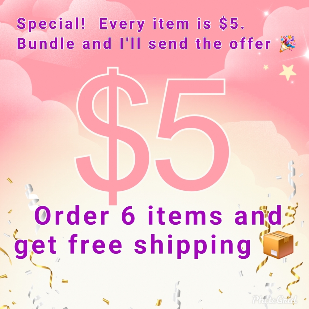 Special Offer: $5 Items